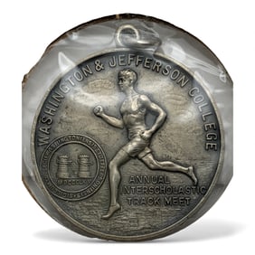 Sterling Silver 1925 Track Pendant