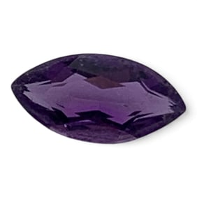 Faceted Purple Amethyst Gemstone
