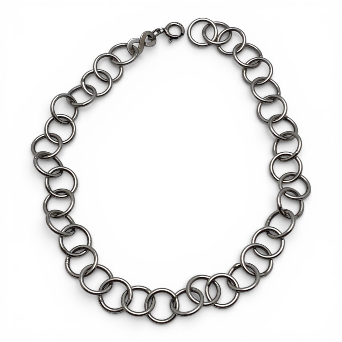 Sterling Silver Bracelet: Marked 925 - 9 1/2" Long - 8.9 Grams