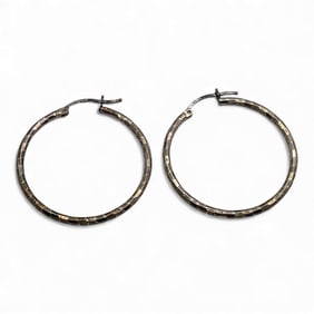 Sterling Silver Hoop Earrings