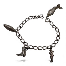 Sterling Silver Charm Bracelet