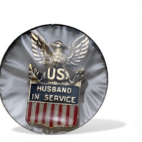 Sterling Silver Coro Husband In Service Pin