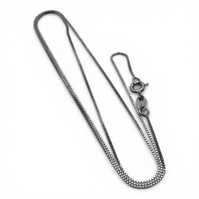 Sterling Silver Box Chain Necklace