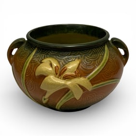 Roseville Zephyr Lily Art Pottery Bowl