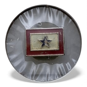 Sterling Silver Enameled Son In Service Pin