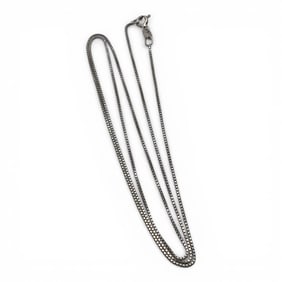 Sterling Silver Box Chain Necklace