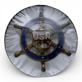 Sterling Silver U. S. Navy Pin