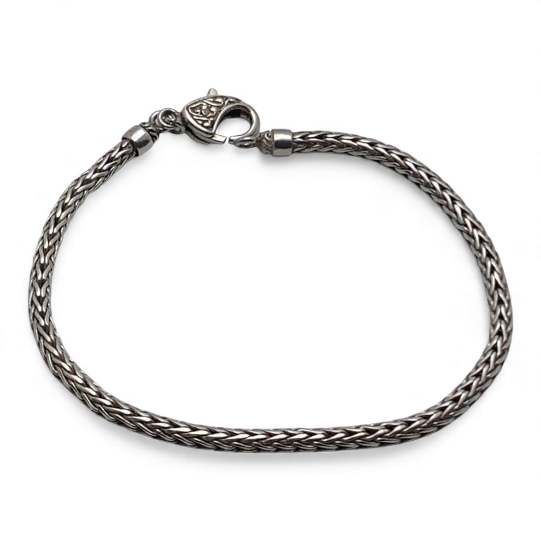 Sterling Silver Bracelet: Marked 925 - 8" Long - 11.24 Grams Missing Clasp