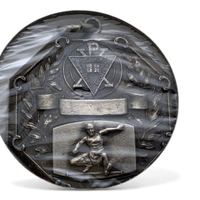 Sterling Silver Track Hurdles Pendant