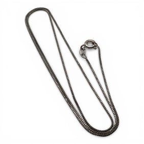 Sterling Silver Box Chain Necklace