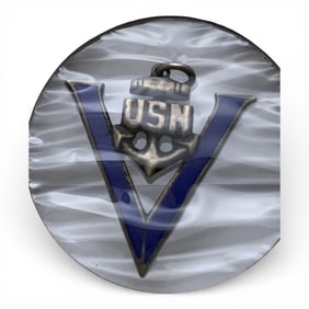 Sterling Silver U. S. Navy Victory Pendant