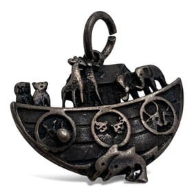 Sterling Silver Noah's Ark Pendant