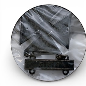 Sterling Silver Army Marksman Pin