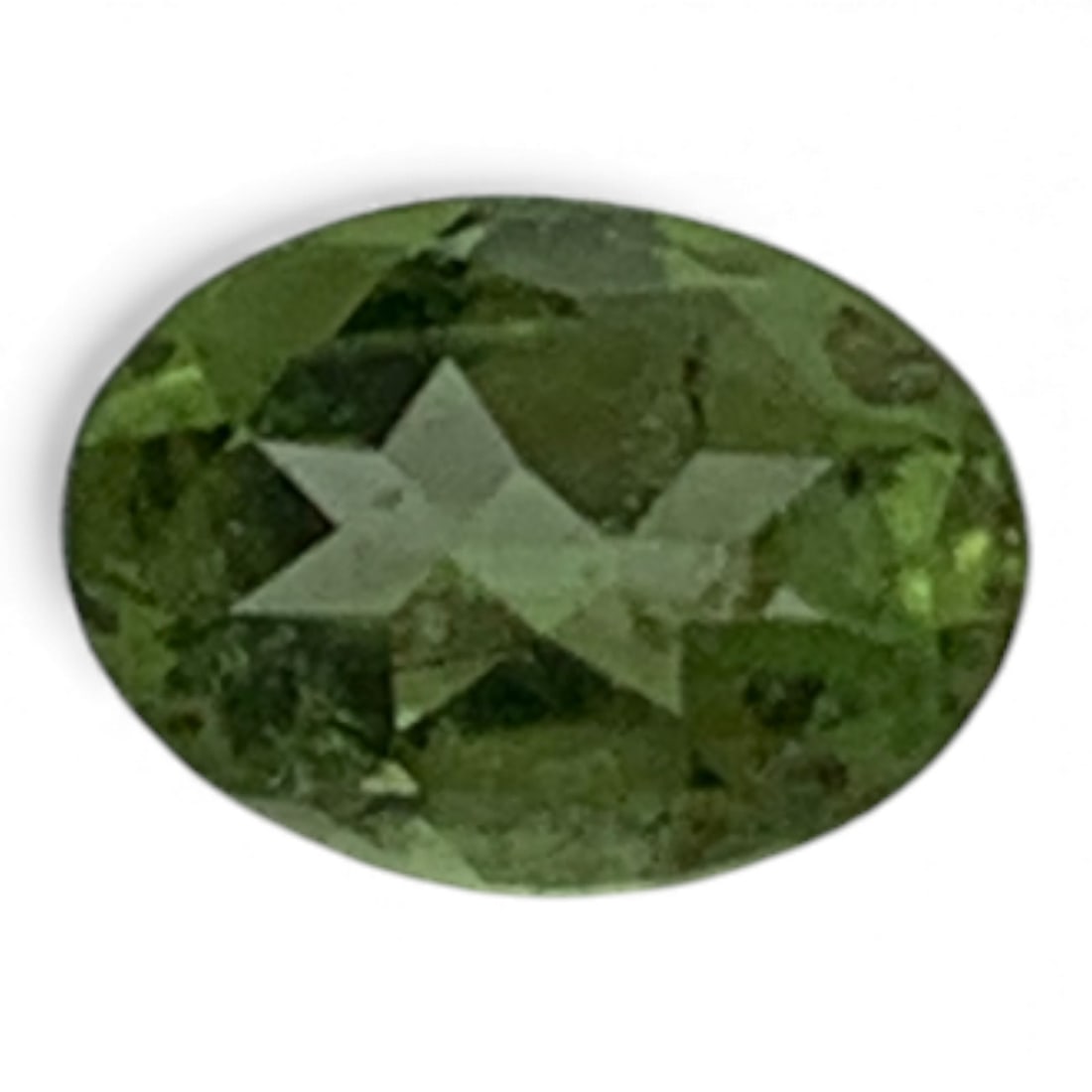 Faceted Green Citrine Gemstone: 4.98x6.94 - See Photos Gemstones Tested With Presidium Gem Tester Il - Berners Does Not Guarantee Authenticity Of Gemstones