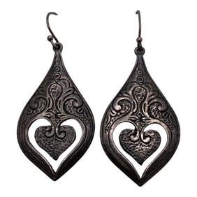 Pair Of Sterling Silver Earrings