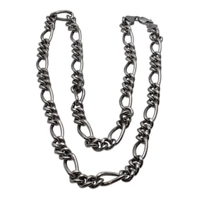 Long Sterling Silver Necklace