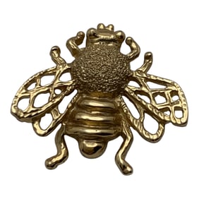 14k Yellow Gold Bee Pendant