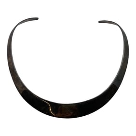 Mexico Sterling Silver Collar Necklace