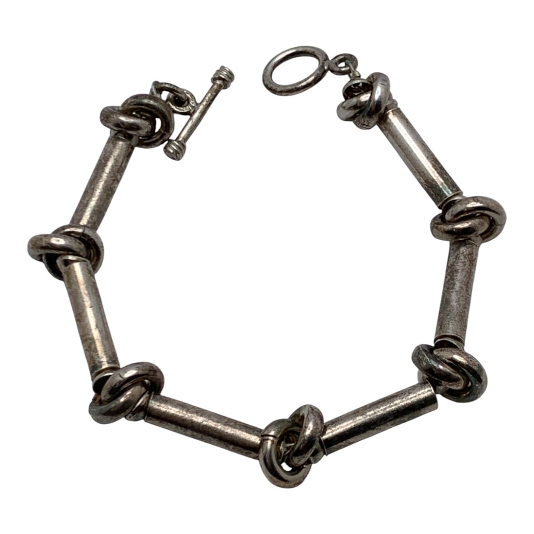 Sterling Silver Bracelet: Marked 925 - 7 7/8" Long - 28.0 Grams