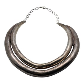 Sterling Silver Collar Necklace