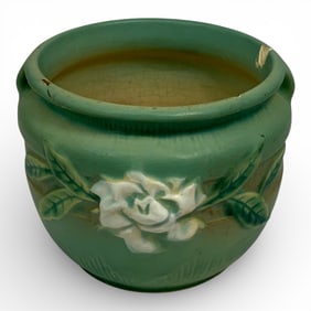 Vintage Roseville Pottery Gardenia Vase