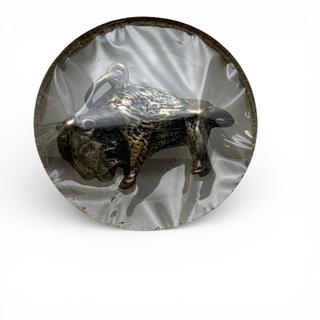 Silver Buffalo Charm: Tests Silver - See Photos