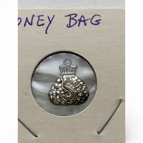 Sterling Silver Money Bag Charm
