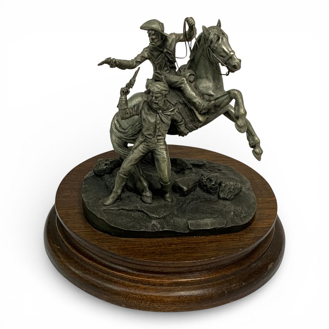 1983 Polland Fine Pewter Sculpture, Now Or Never (1 of 5)