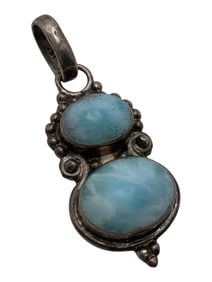 Silver & Larimar Pendant