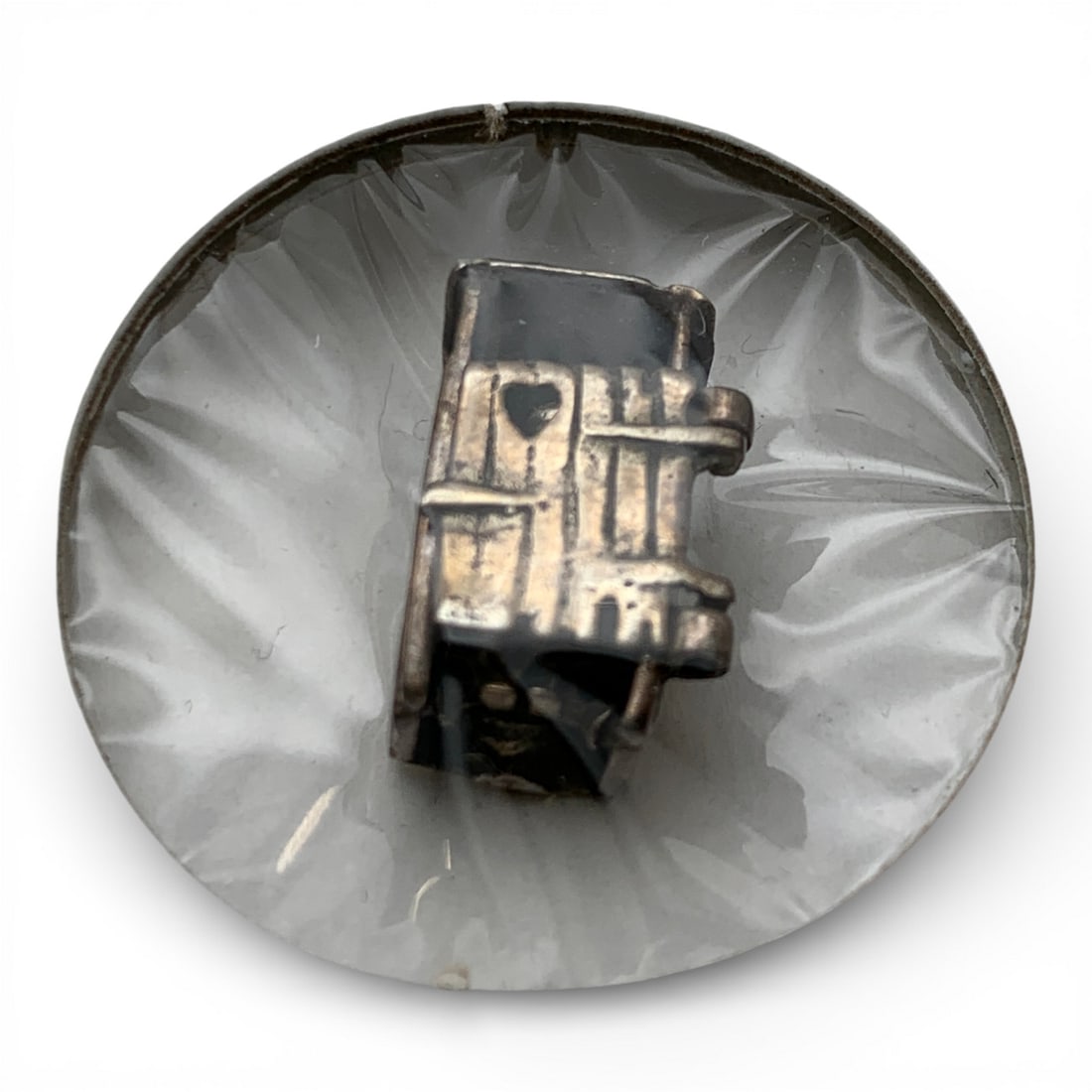 Sterling Silver Outhouse Charm: Marked 925 - See Photos