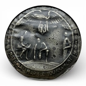 Silver National Marble Tournament Medal