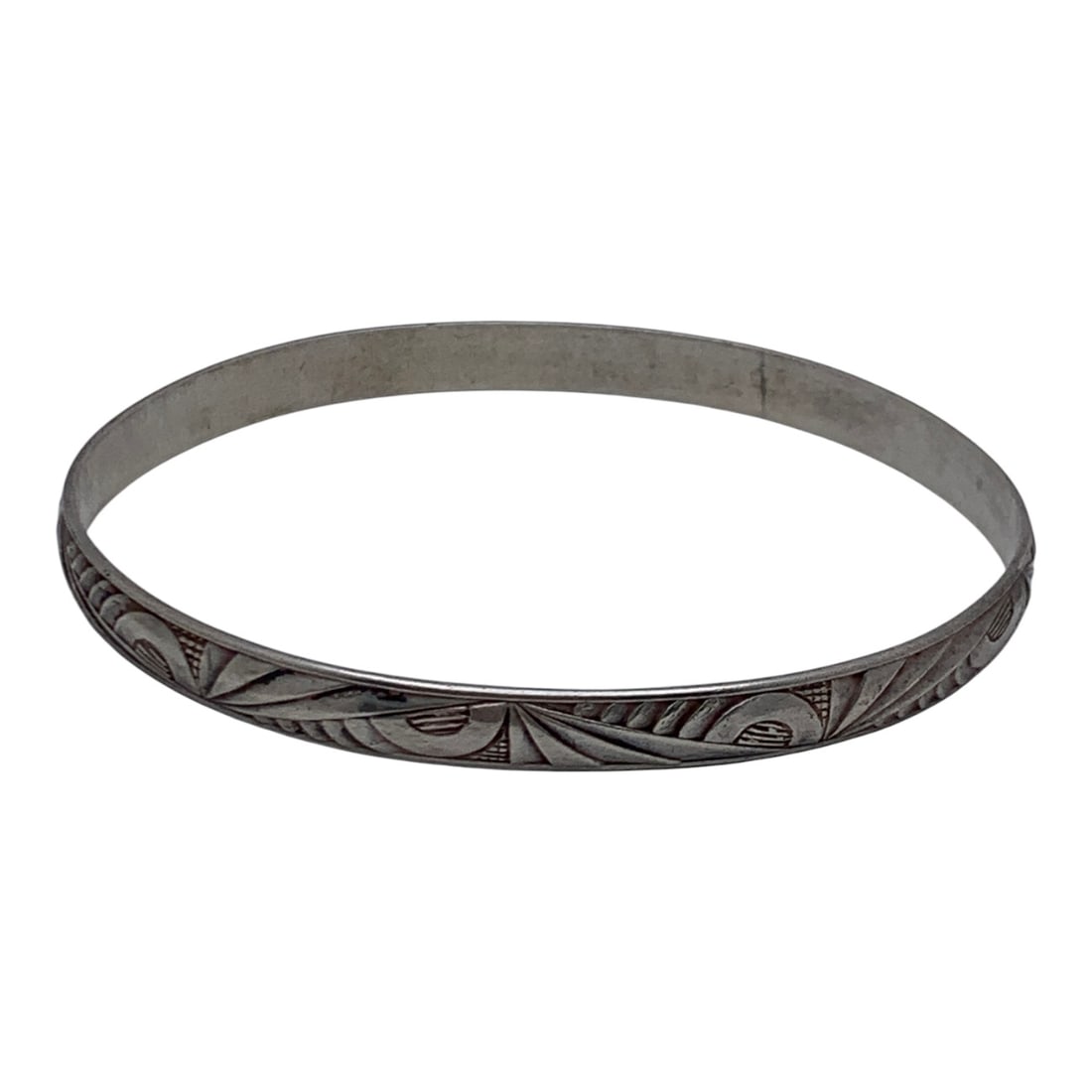 Sterling Silver Bangle Bracelet (1 of 3)