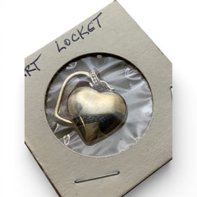 Sterling Silver Heart Locket Pendant
