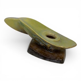 Vintage Roseville Wincraft Pottery Candle Holder