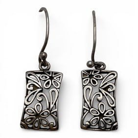 Pair Of Sterling Silver Earrings