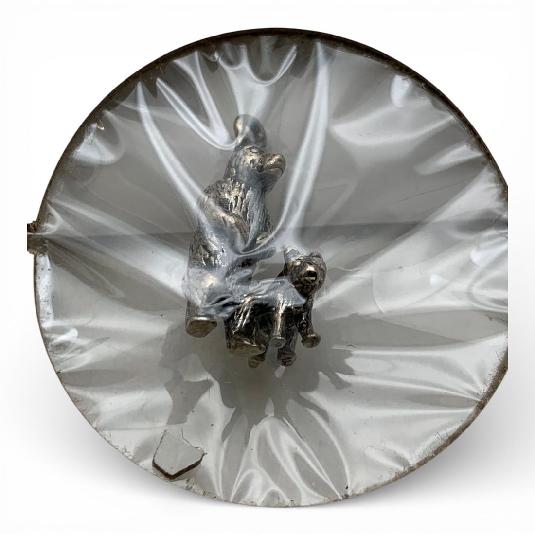 Sterling Silver Bear & Cub Charm (1 of 2)