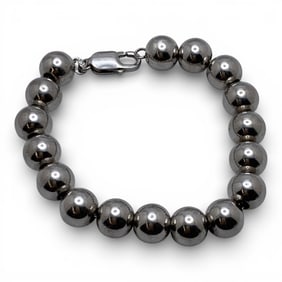 Sterling Silver Beaded Bracelet