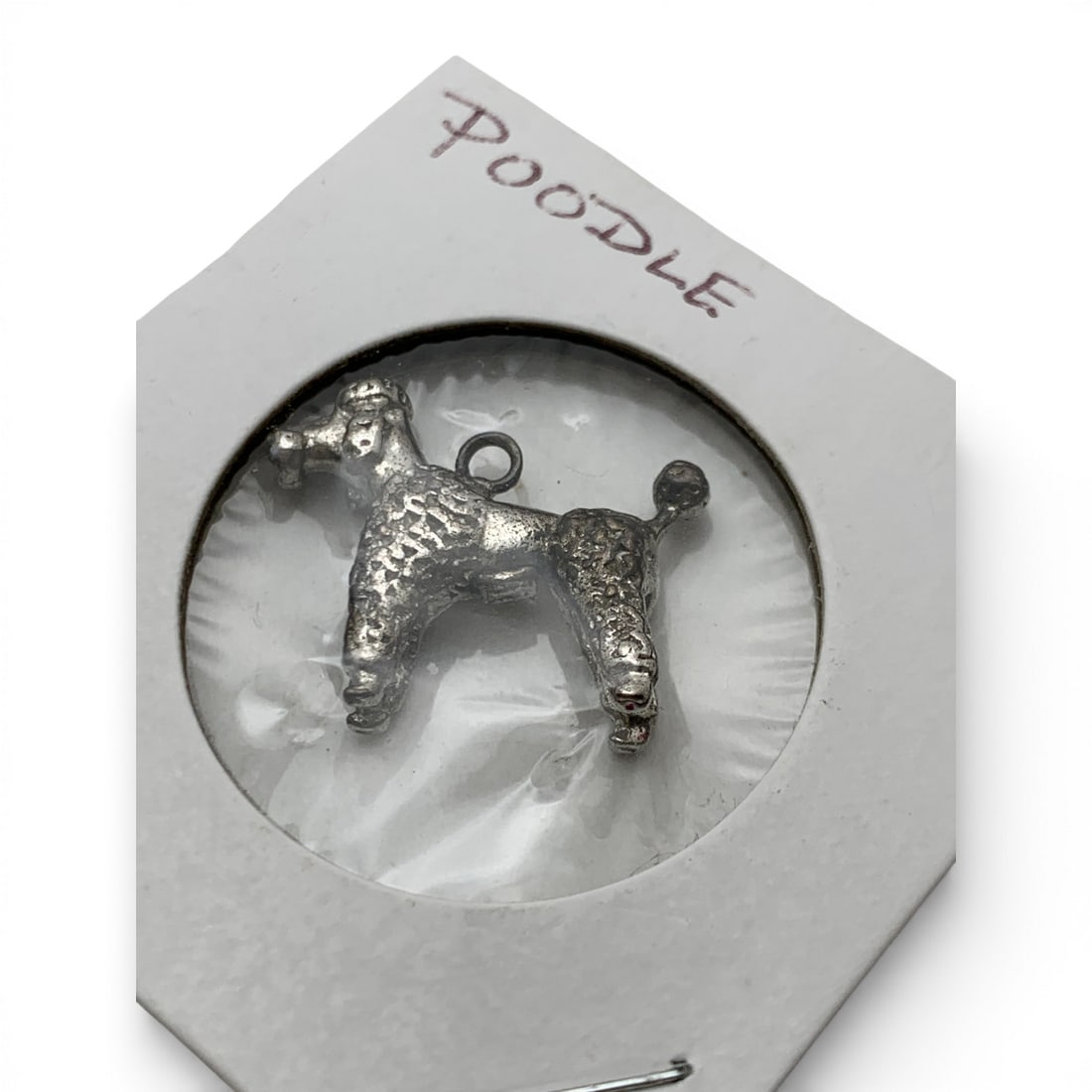 Sterling Silver Poodle Charm: Marked 925 - See Photos