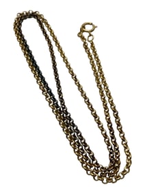 Sterling Silver Gold Tone Necklace