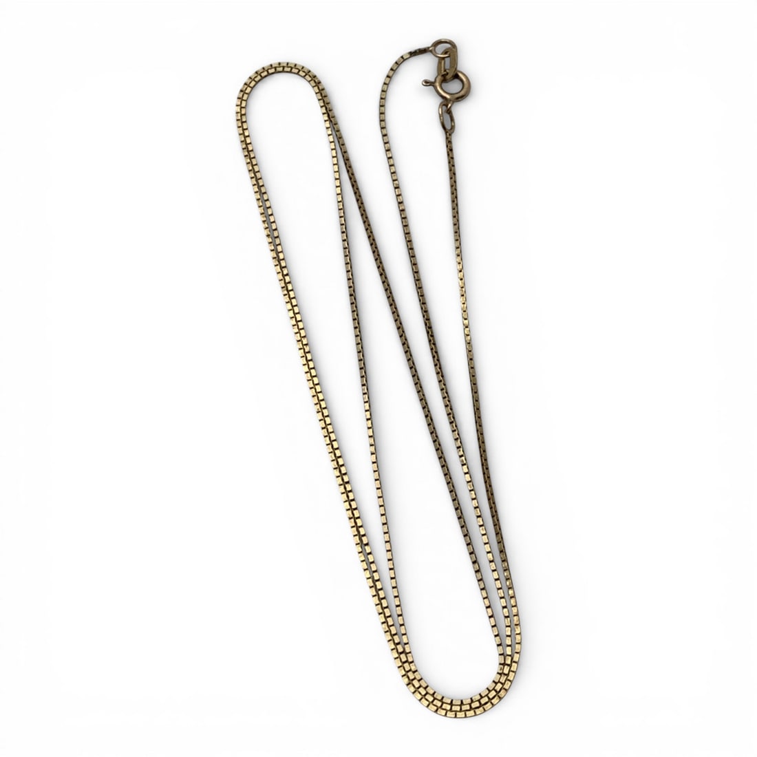 10k Yellow Gold Necklace: Marked 10k - 21" Long - 1.2 DwtGemstones Tested With Presidium Gem Tester Il - Berners Does Not Guarantee Authenticity Of Gemstones