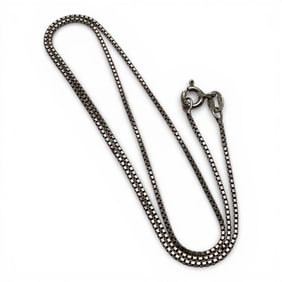 Sterling Silver Box Chain Necklace