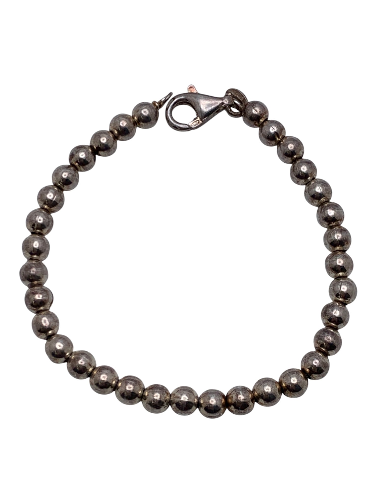 Sterling Silver Beaded Bracelet (1 of 2)