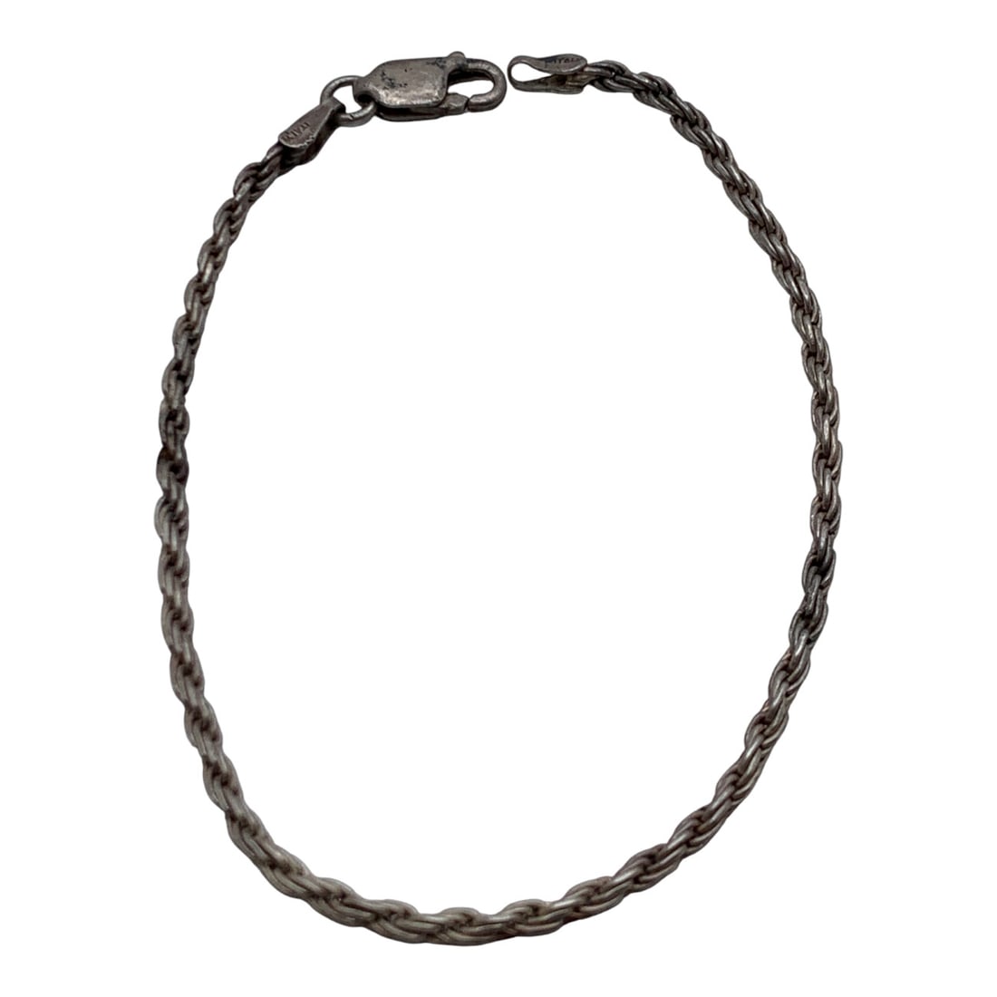 Sterling Silver Bracelet: Marked 925 - 7 3/8" Long - 3.6 Grams