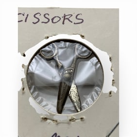 Silver Scissors Charm