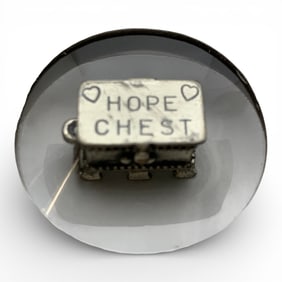 Sterling Silver Hope Chest Charm