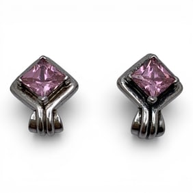 Sterling Silver & Cubic Zirconia Earrings