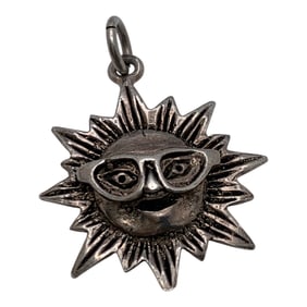 Sterling Silver Sun Pendant