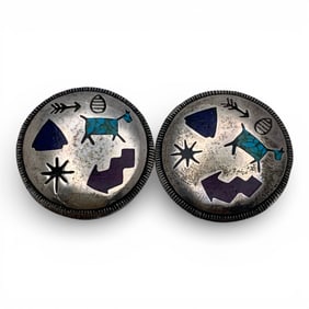 Pair Of Sterling Silver Earrings