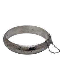 Sterling Silver Hinge Bracelet