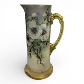 Nippon Floral Hand Painted Pitcher